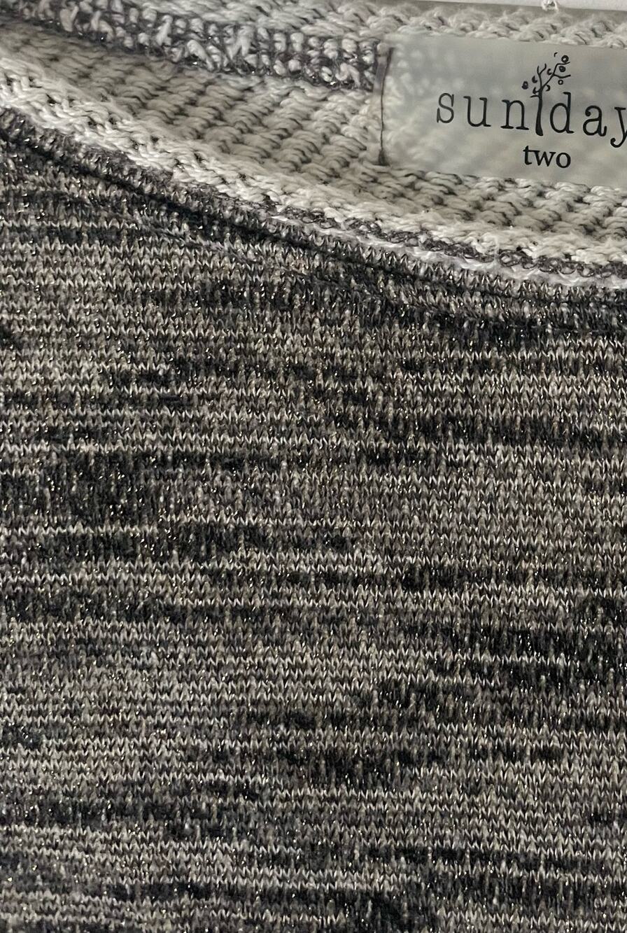 Sundays Too Crop L/sleeve Casual Fleece Pullover, Size M, $15, B53